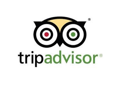 The tripadvisor logo famous travel agency recommending our services for wedding ceremony in Seychelles.